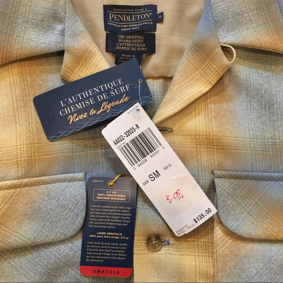 NWT • Original Pendleton Board Shirt • - Picture 6 of 8